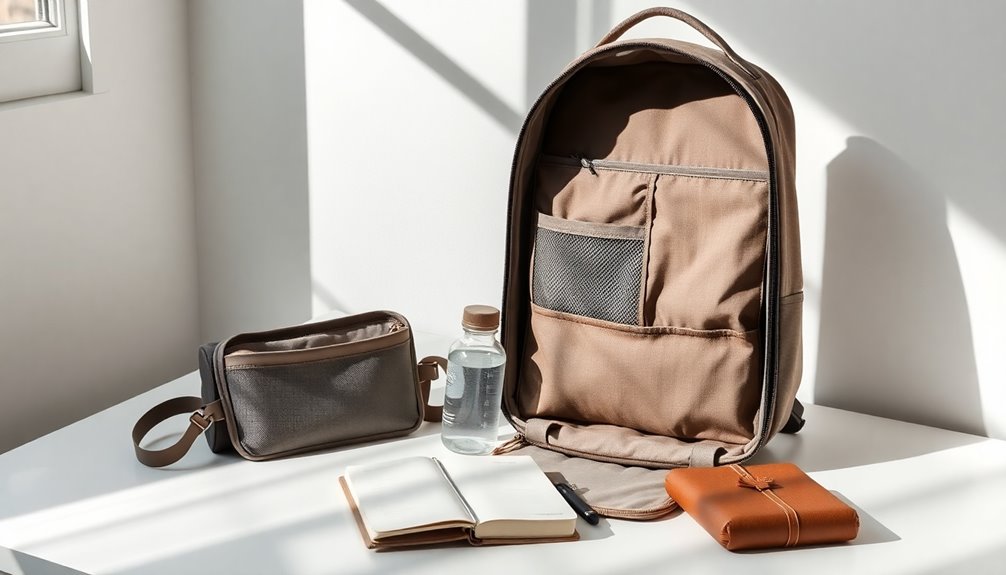choosing minimalist backpack organizers
