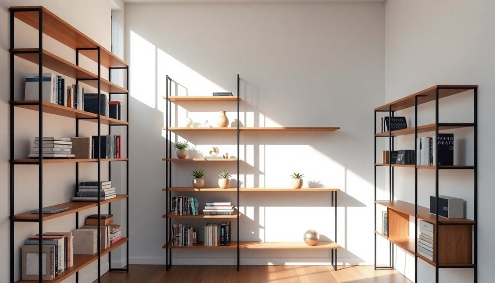 choosing minimalist bookshelf factors