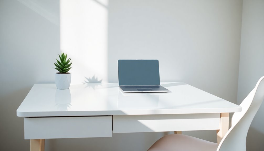 choosing minimalist desk features