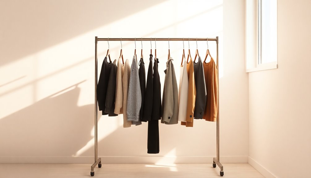 choosing minimalist garment racks