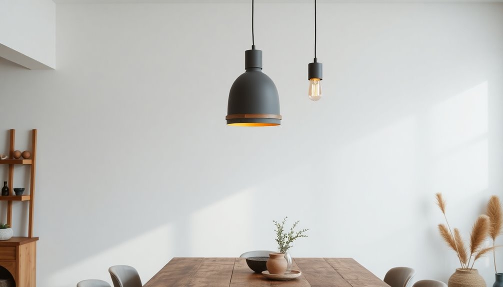 choosing minimalist pendant lights