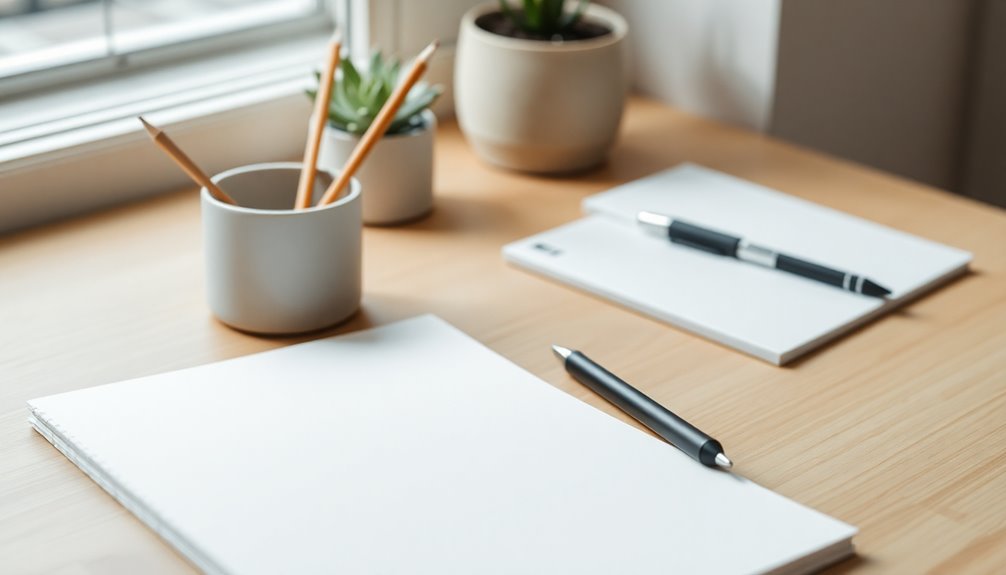 choosing minimalist stationery essentials