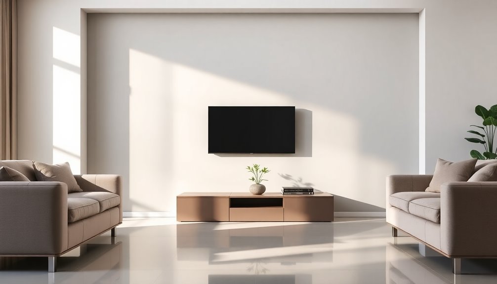 choosing minimalist tv stands