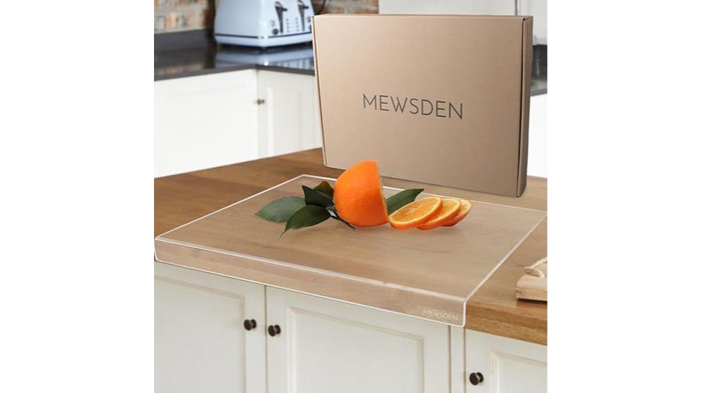 clear acrylic cutting board