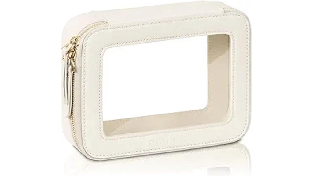 clear cosmetic organizer case