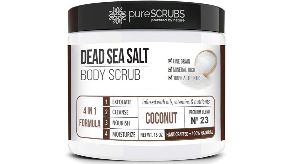 coconut body scrub set