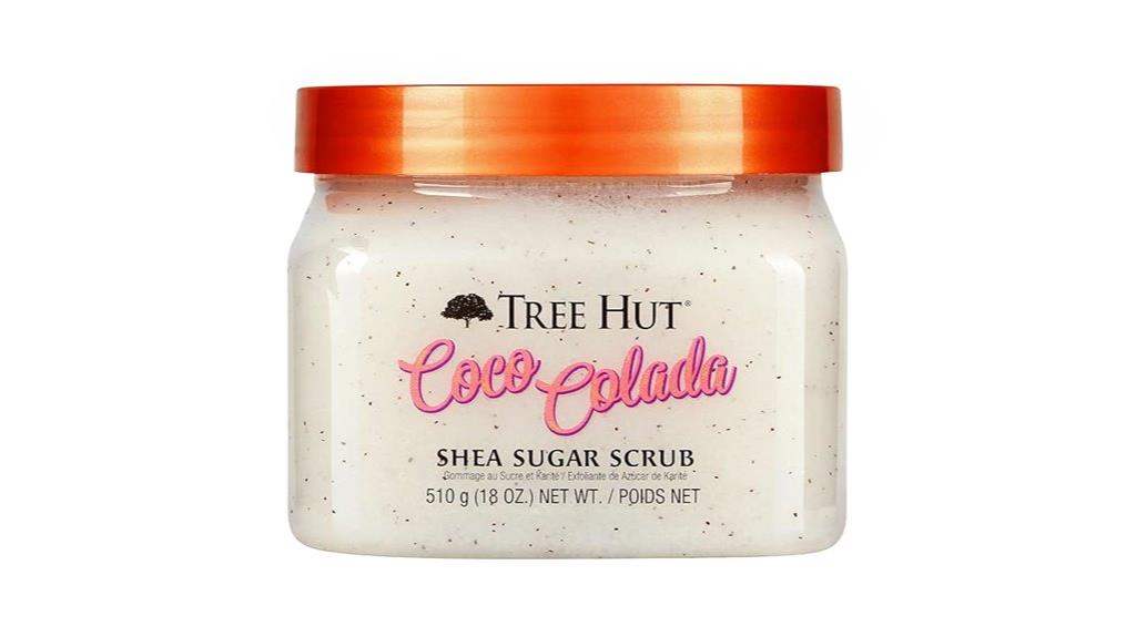 coconut scented body scrub