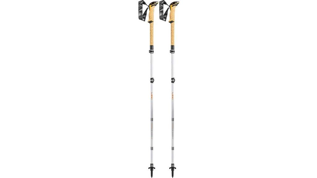collapsible carbon trekking poles