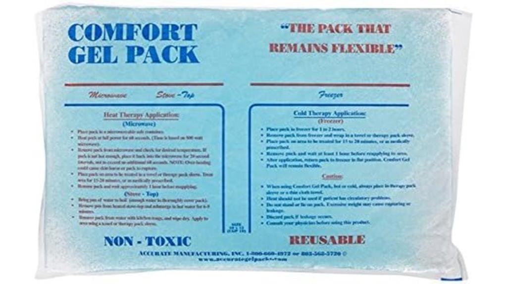 comfort gel pack set