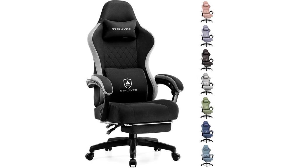 comfortable gaming chair setup
