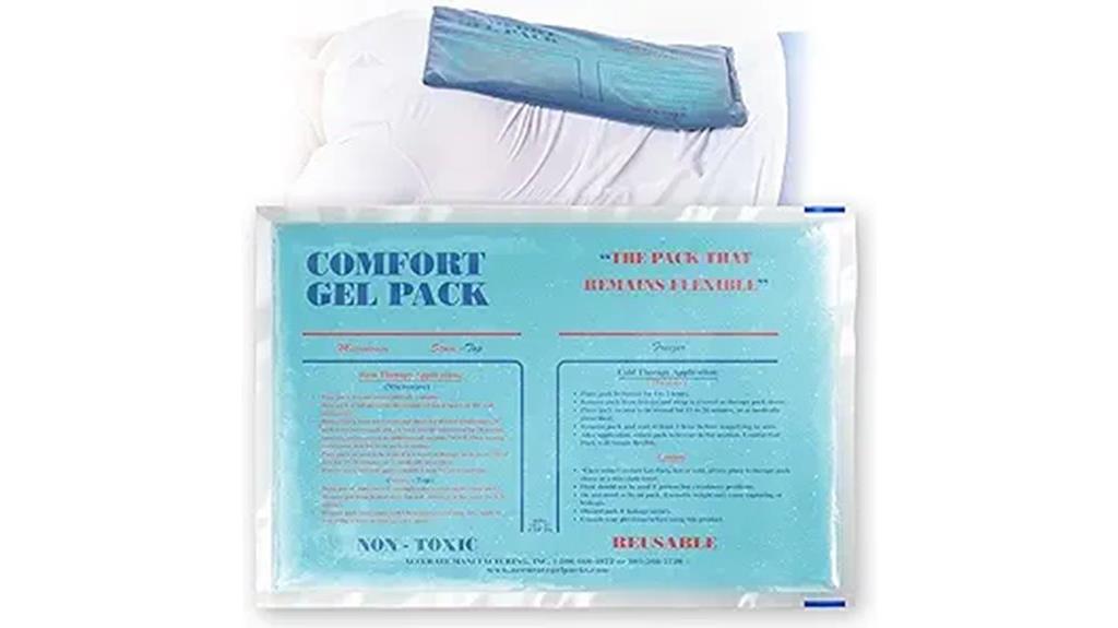 comfortable gel heat pack