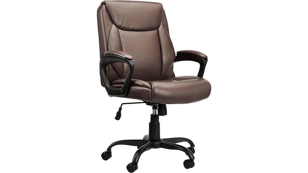 comfortable mid back office chair