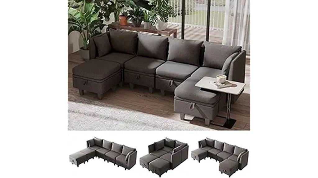 comfortable modular sofa design
