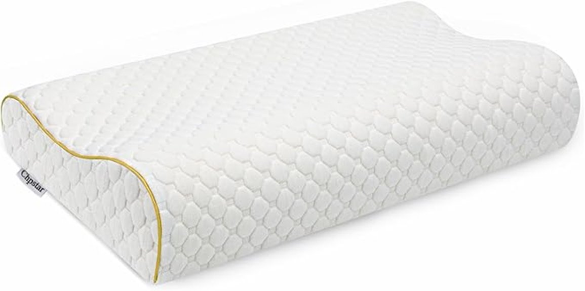 comfortable sleeping contour pillow