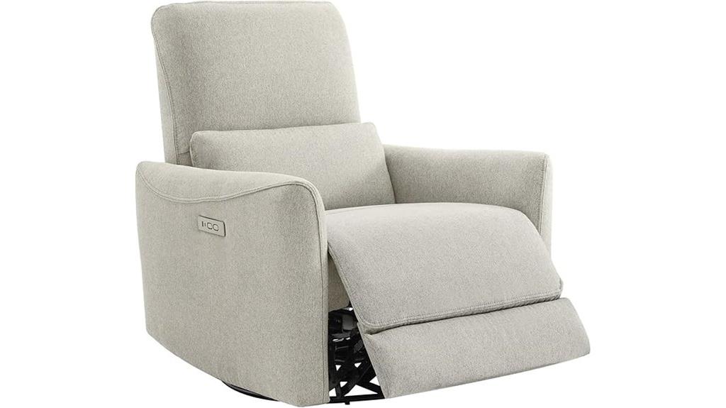 comfortable swivel glider chair