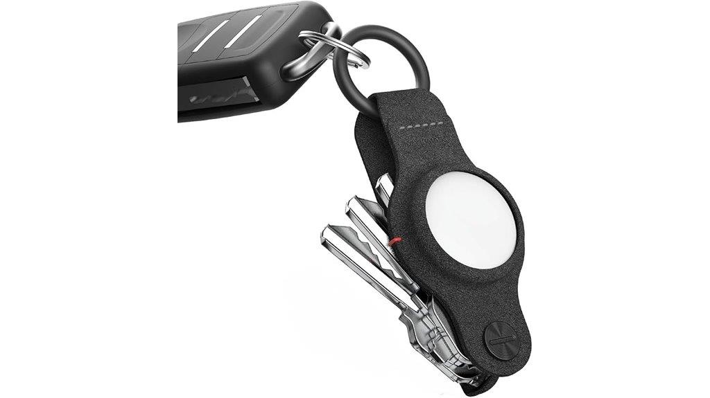 compact airtag keyholder solution
