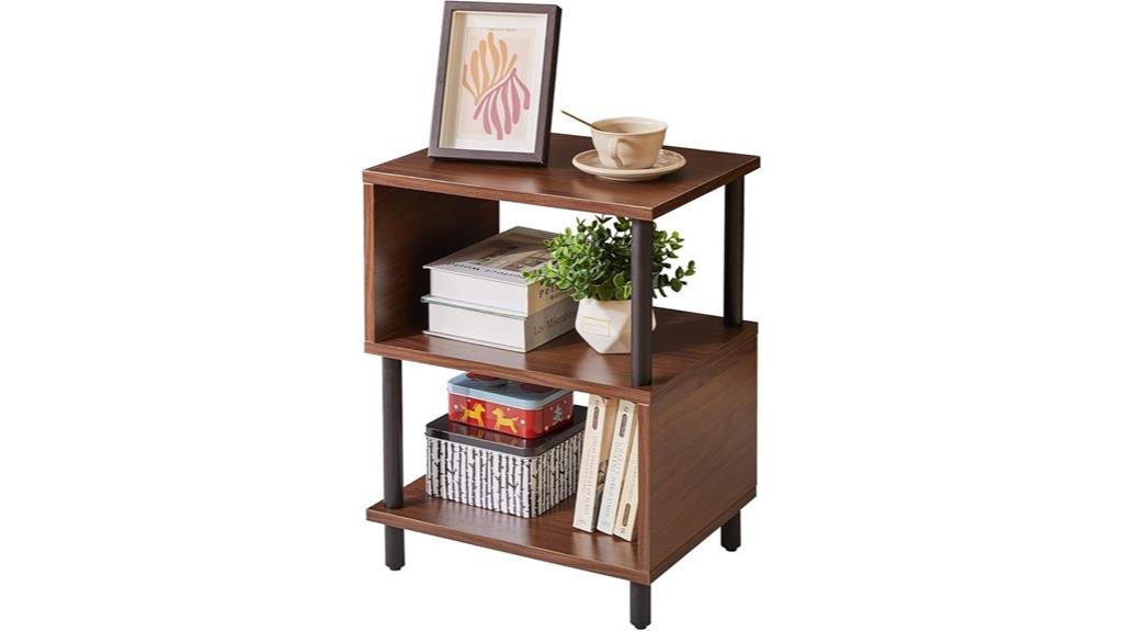 compact bedside nightstand design