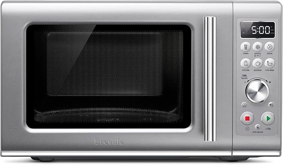 compact countertop microwave design