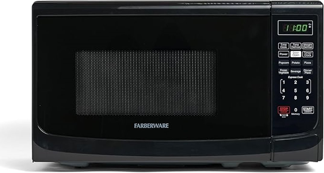 compact countertop microwave oven