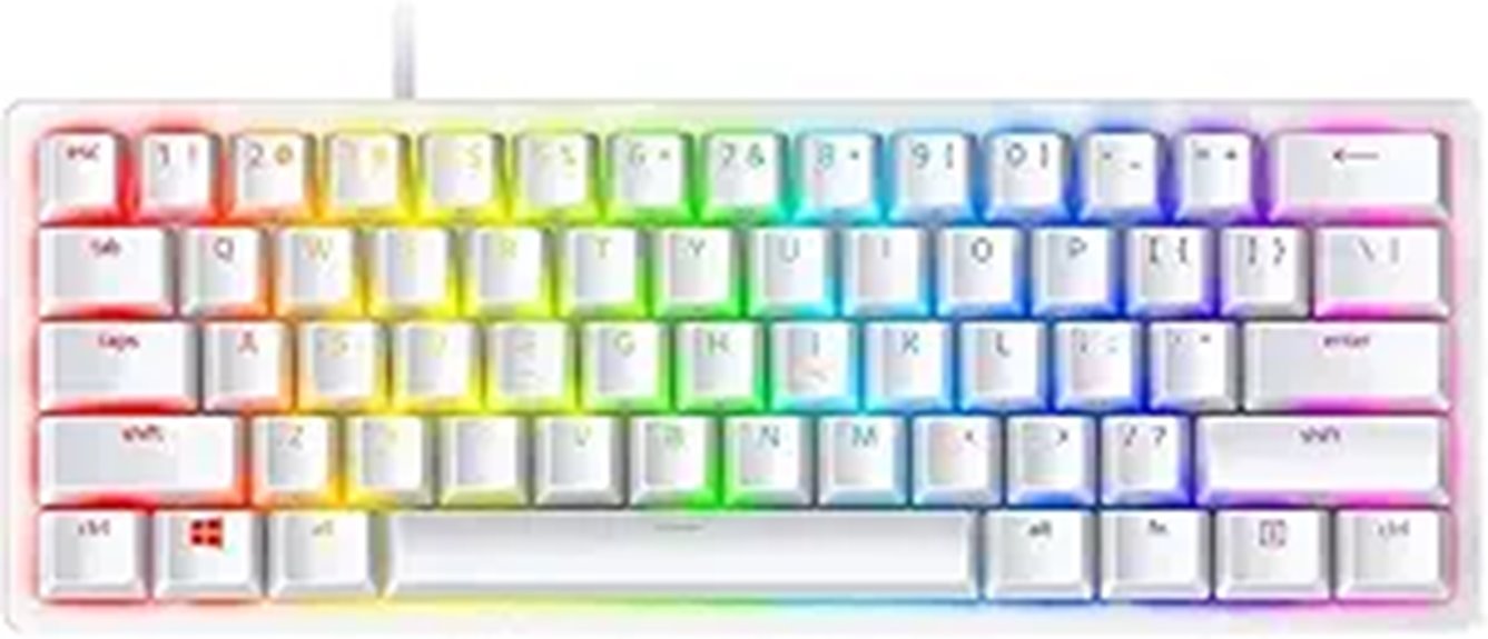 compact gaming keyboard design