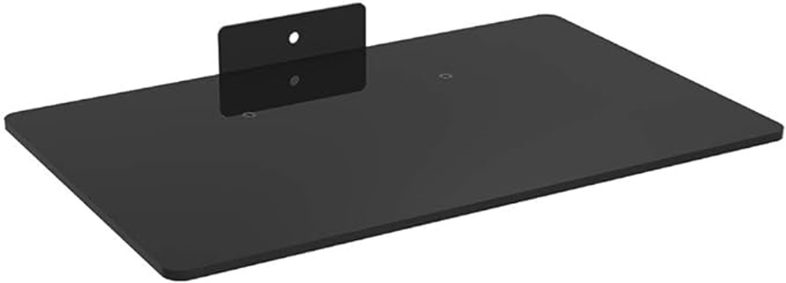 compact glass dvd shelf