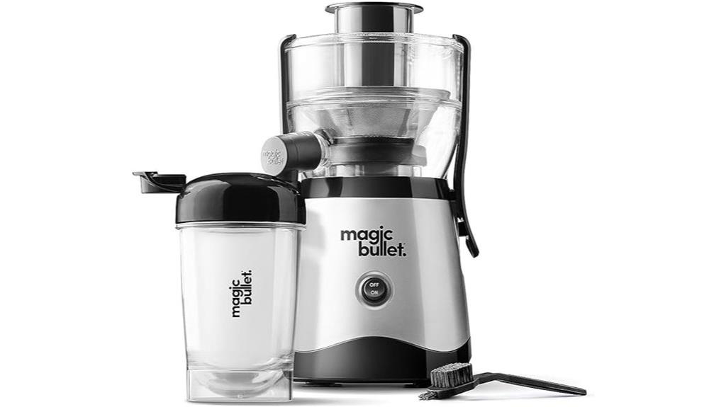 compact juicer with cup