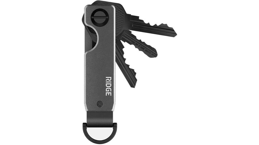 compact metallic key organizer