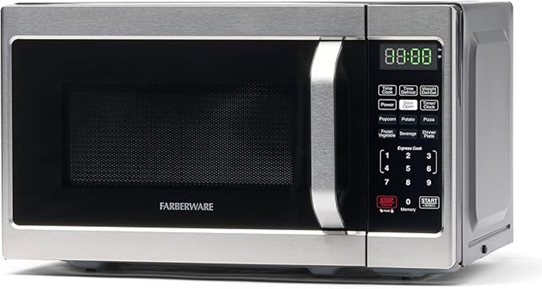 compact microwave oven 700w