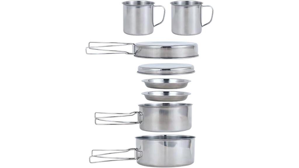 compact outdoor cooking set