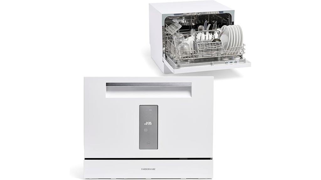 compact portable countertop dishwasher