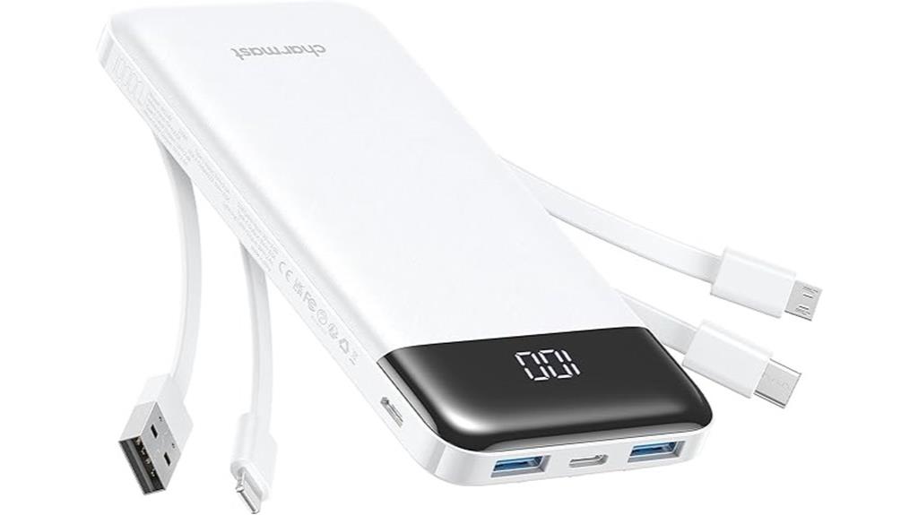 compact power bank cables