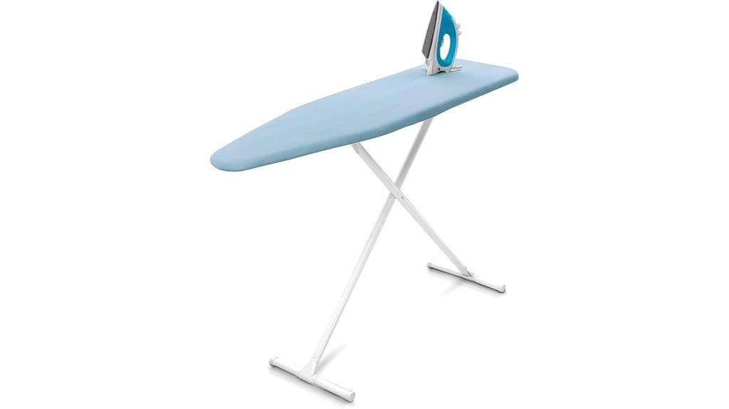 compact t leg ironing board