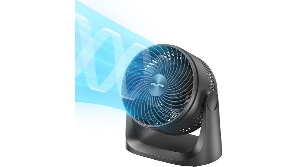 compact three speed air circulator