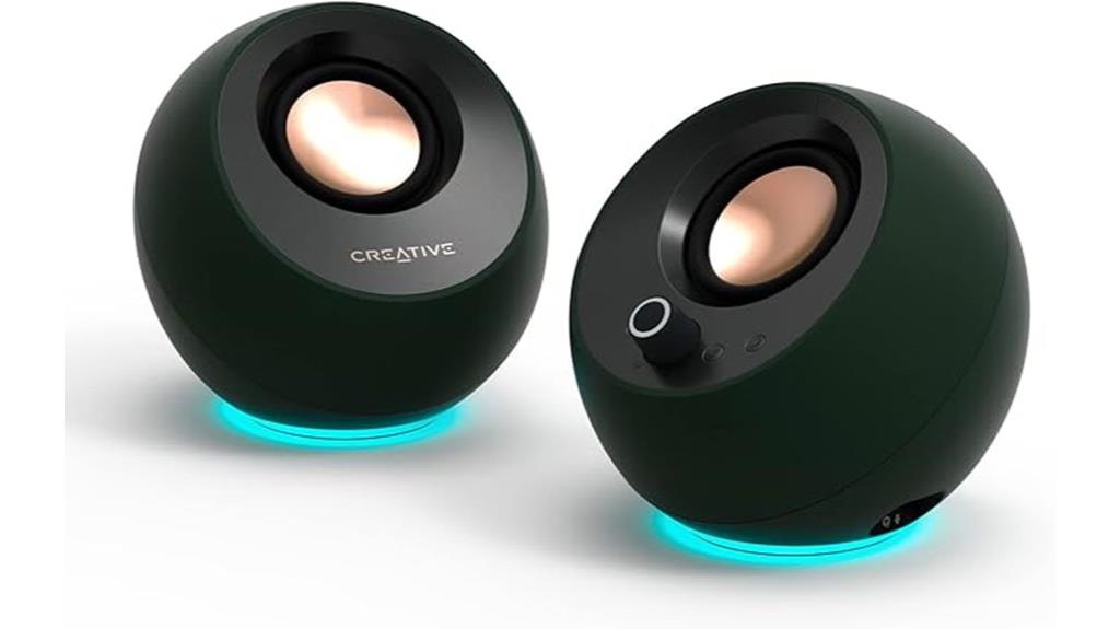compact usb c speakers system