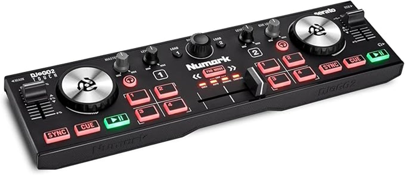compact usb dj controller