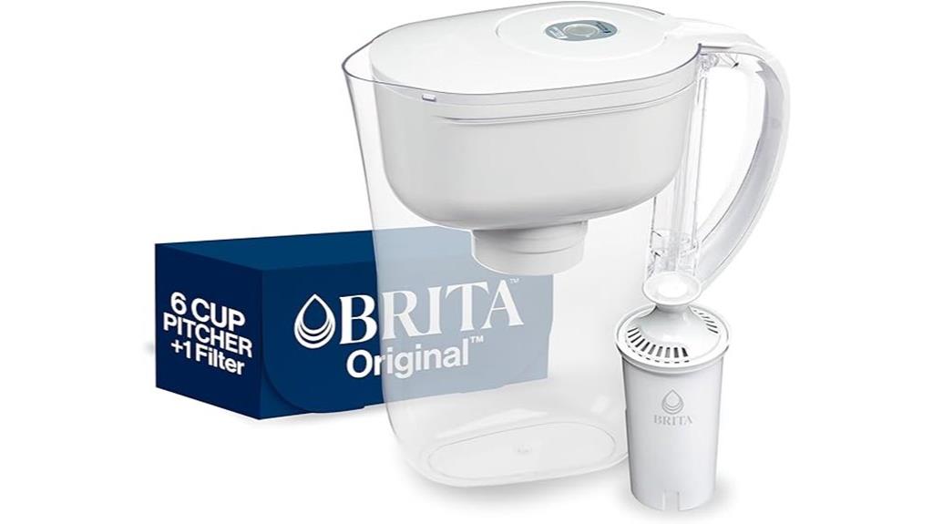 compact water filter pitcher