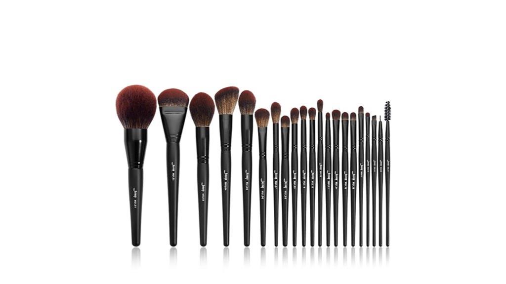comprehensive 21 piece brush set
