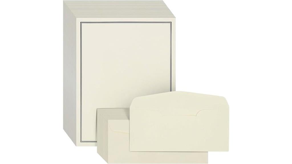 comprehensive writing stationery set