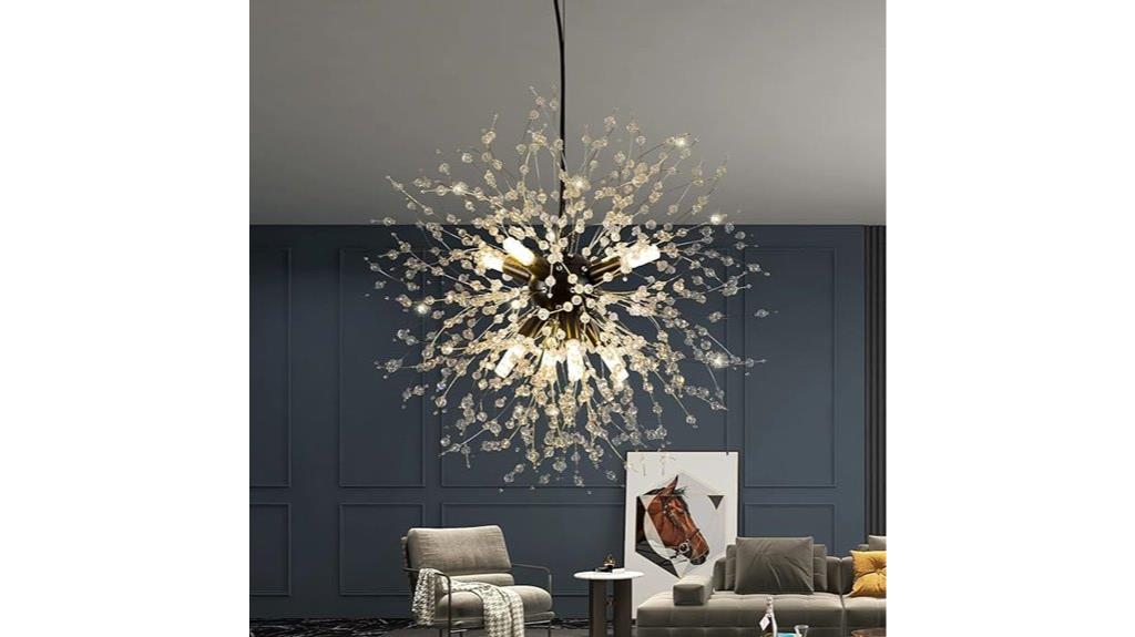 contemporary crystal chandelier design