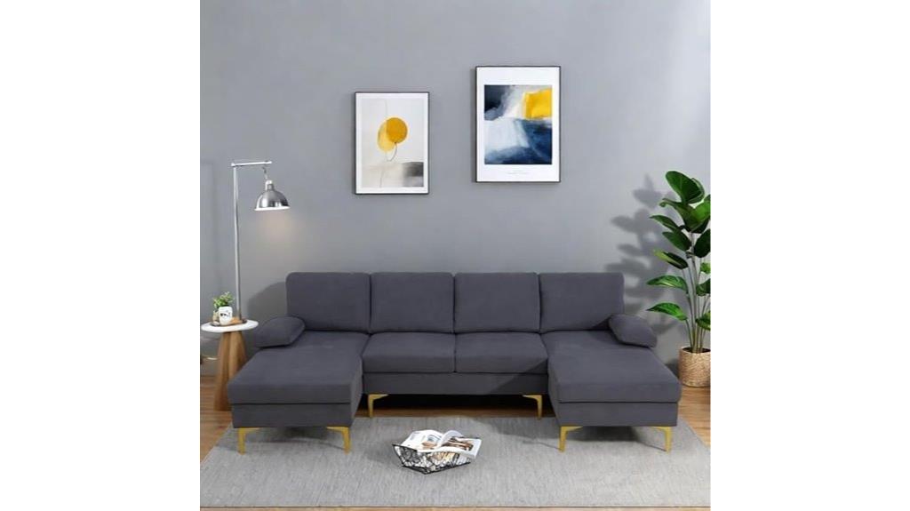 convertible u shaped sofa