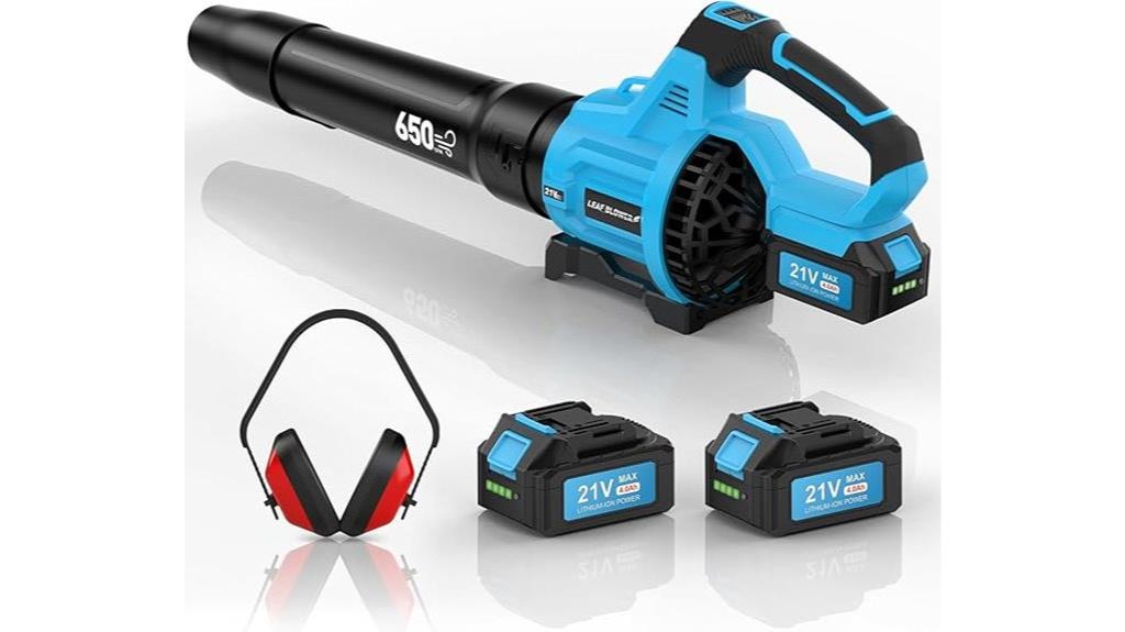 cordless blower with accessories