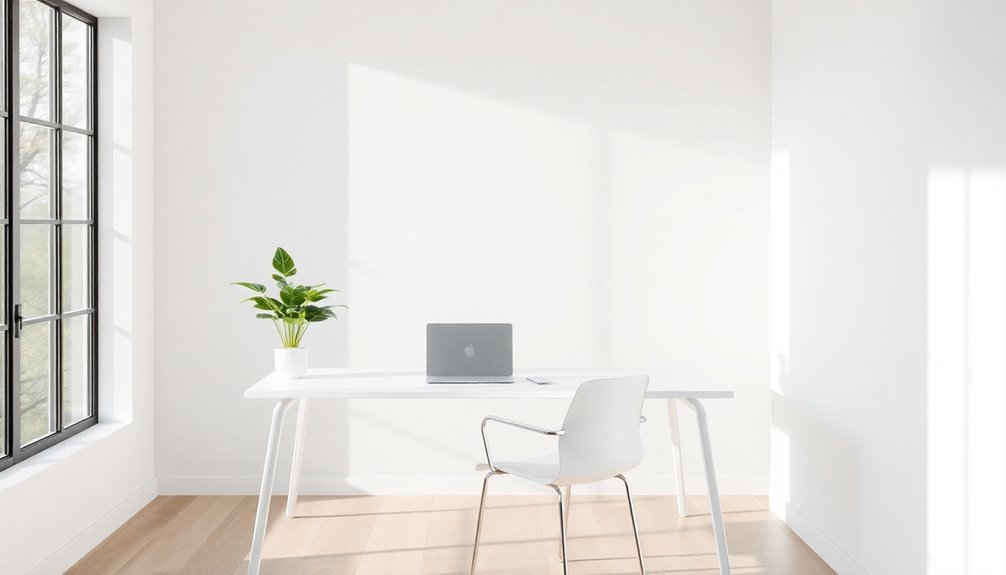create a clutter free workspace