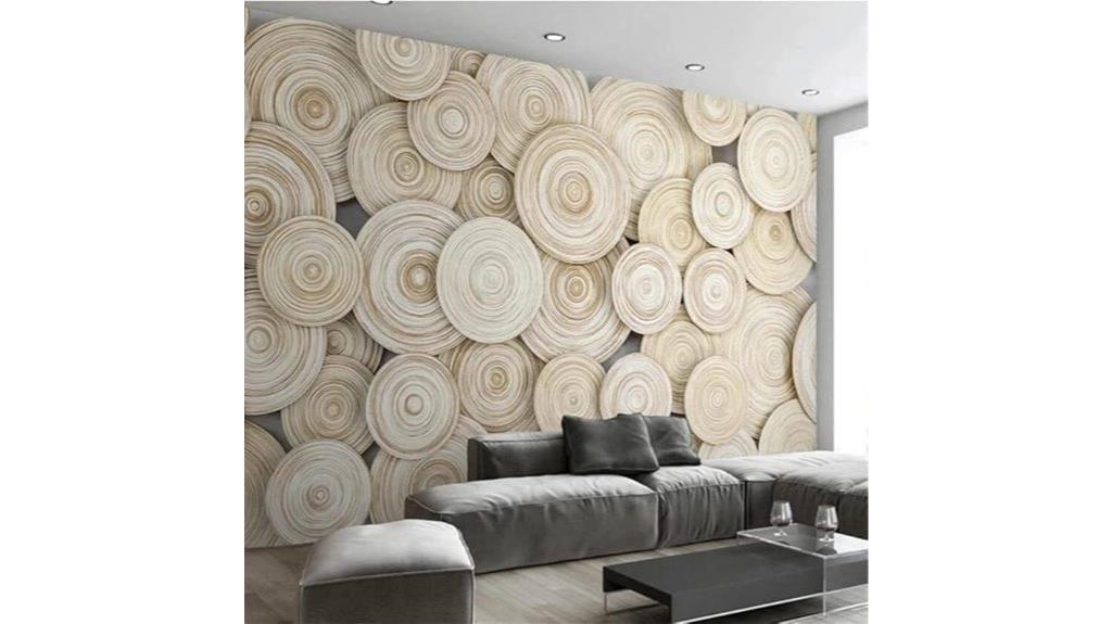 custom modern wood murals