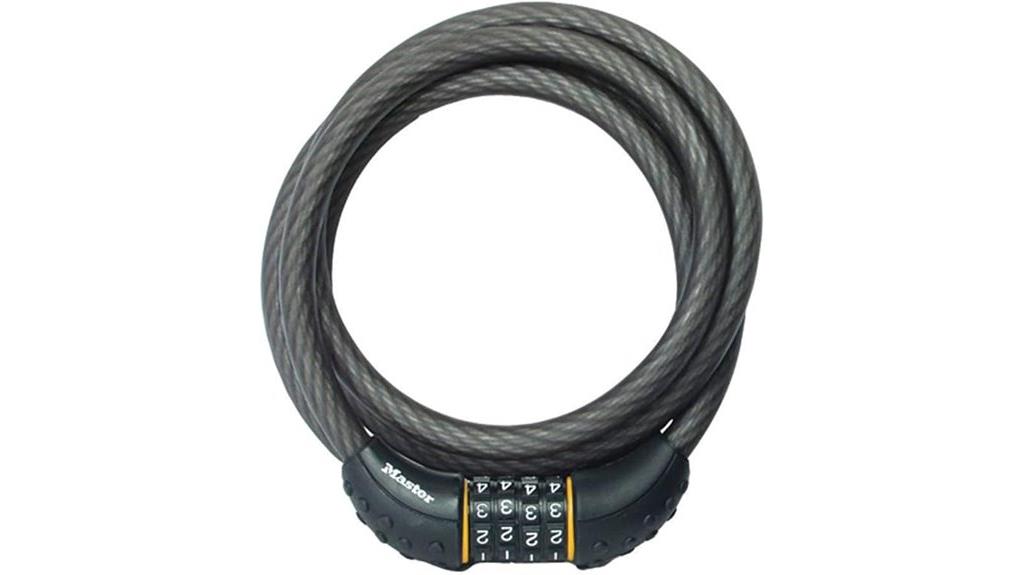 customizable 6 foot cable lock