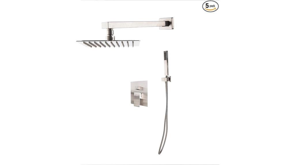 danish minimalist rain shower