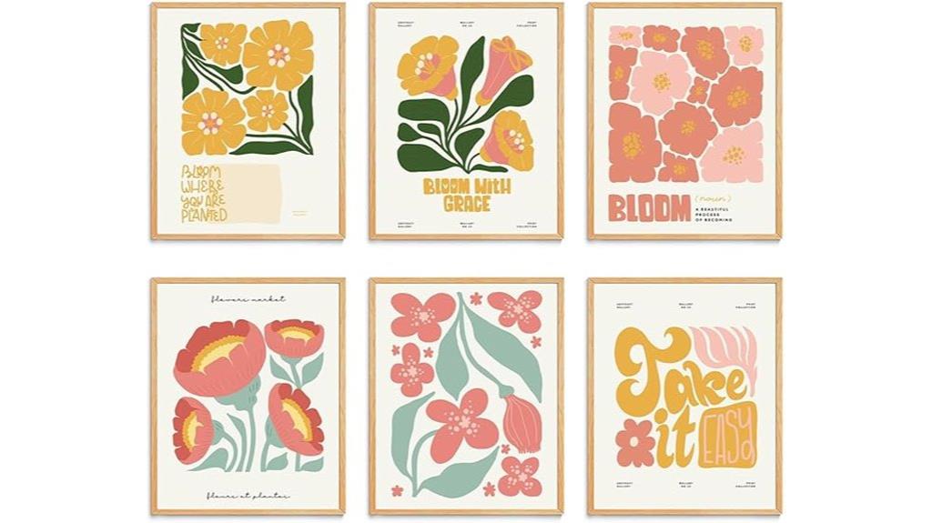 danish pastel flower posters