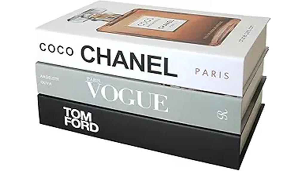 decorative faux hardcover books