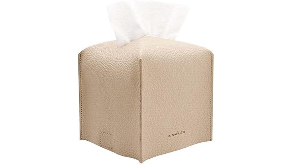 decorative pu leather holder