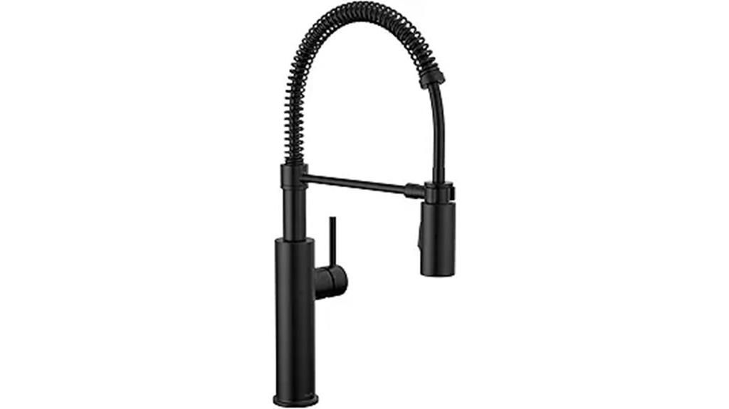 delta antoni black faucet
