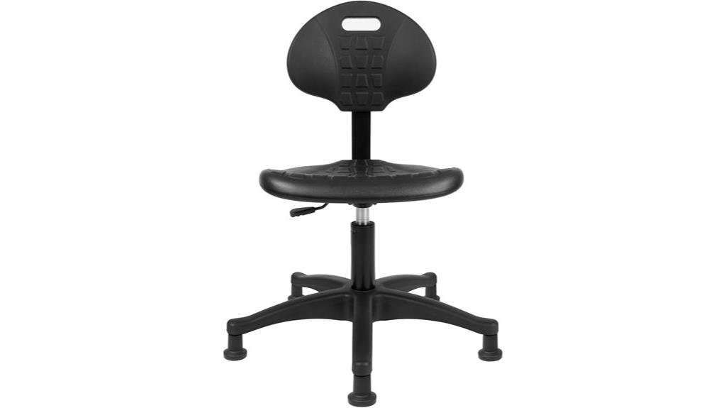 deluxe polyurethane lab stool
